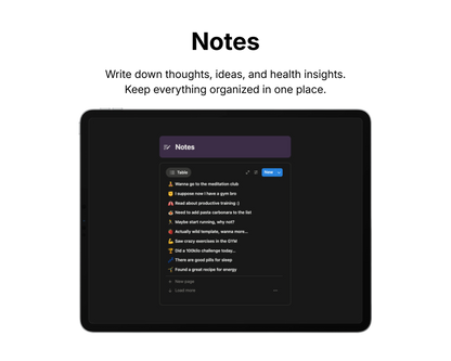 Health Tracker OS