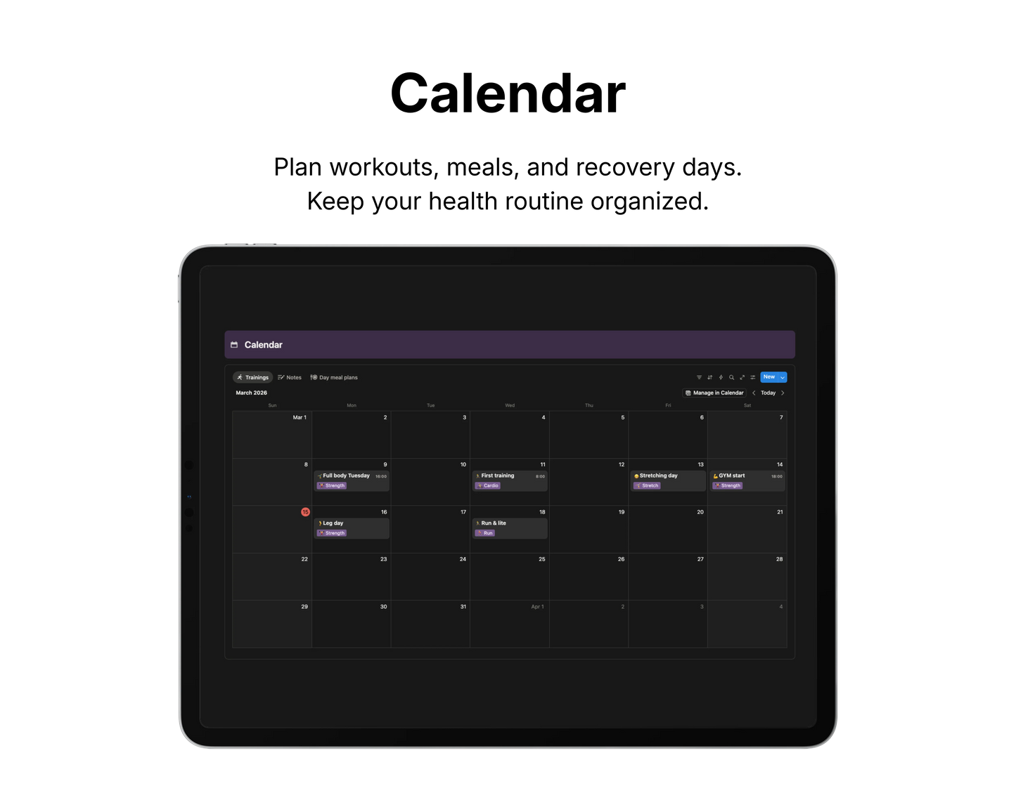 Health Tracker OS