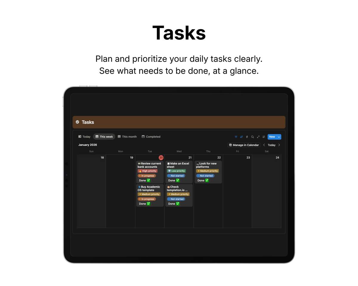 Life Planner OS – Templation