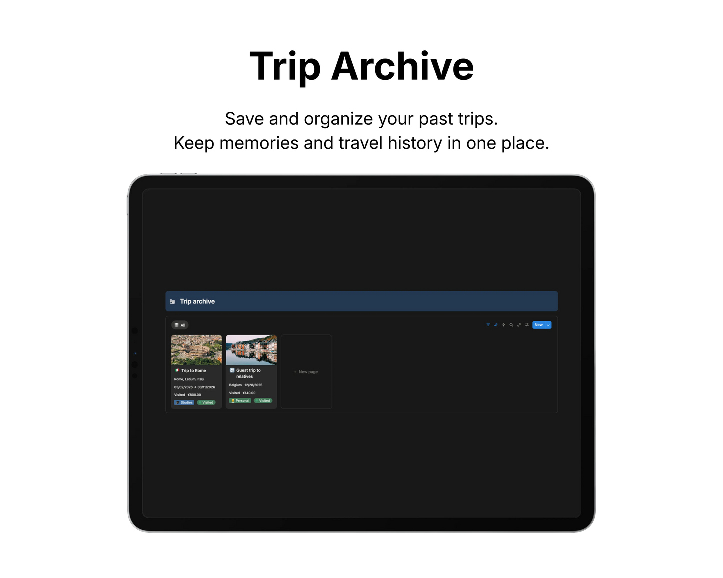 Travel Planner OS