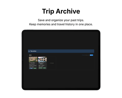Travel Planner OS