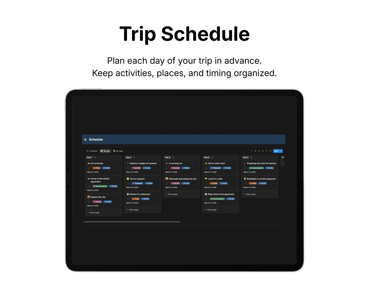 Travel Planner OS