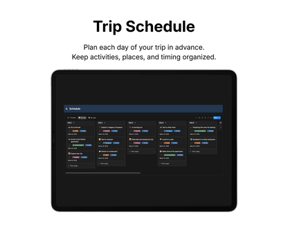 Travel Planner OS