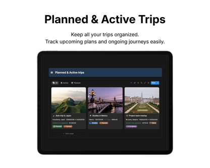Travel Planner OS