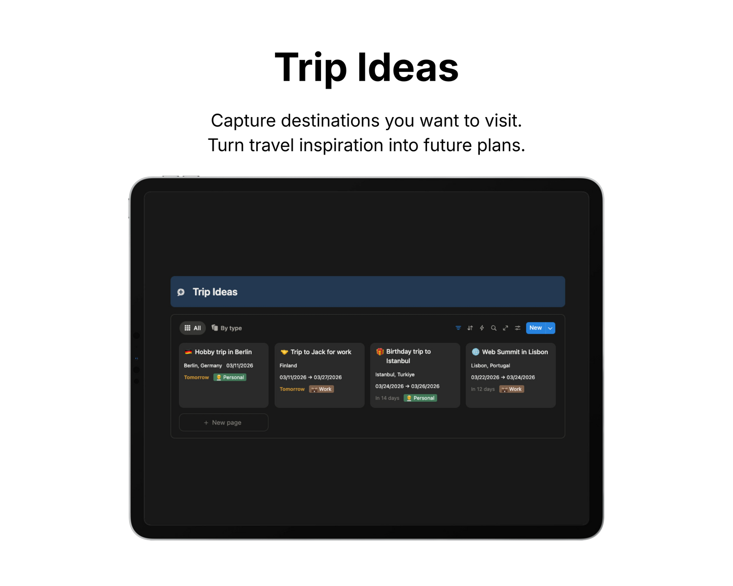 Travel Planner OS