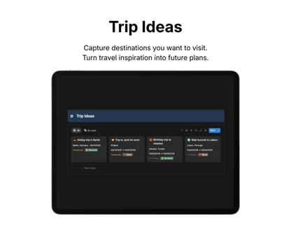 Travel Planner OS