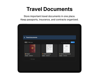 Travel Planner OS