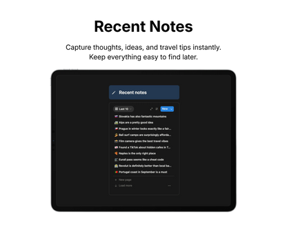 Travel Planner OS
